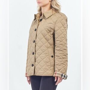 Burberry Quilted Tan Puffer Jacket